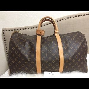 Authentic Louis Vuitton Keepall 50 monogram